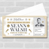 Seann Walsh Comedy Show Stars Gold Personalised Surprise Ticket Gift Voucher