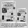 Born In 1948 Grey Newspaper Birthday Facts Any Year Any Age Personalised Card