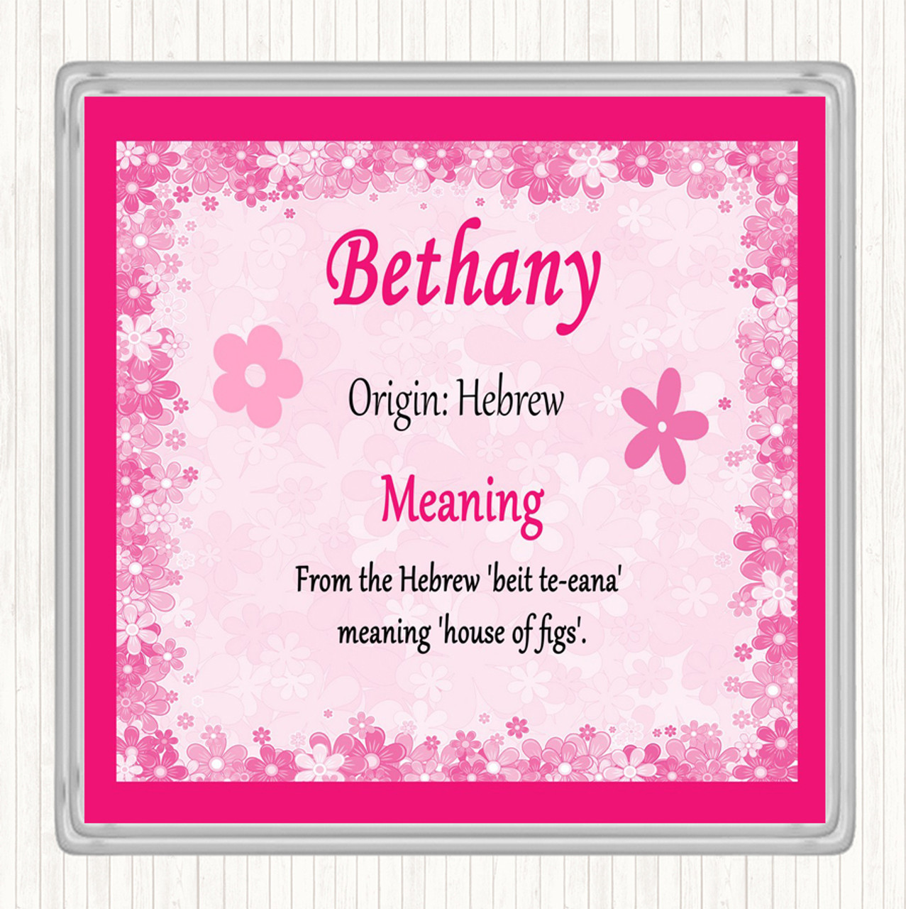 The name bethany deals what do it mean