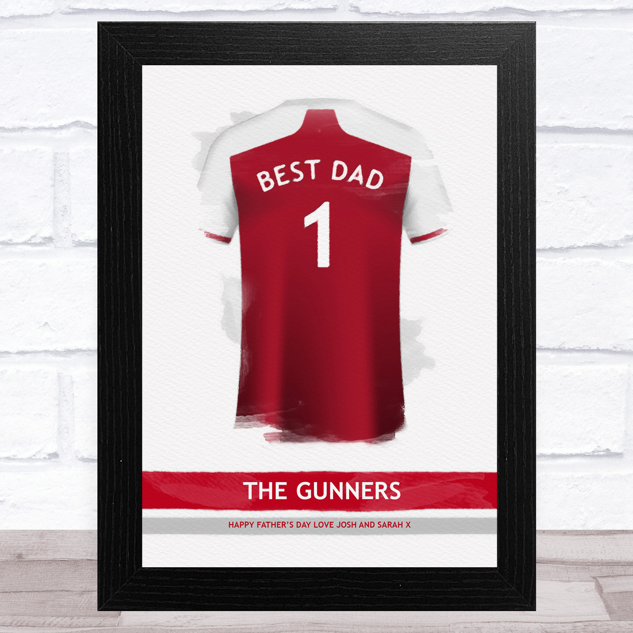 arsenal football shirt personalised