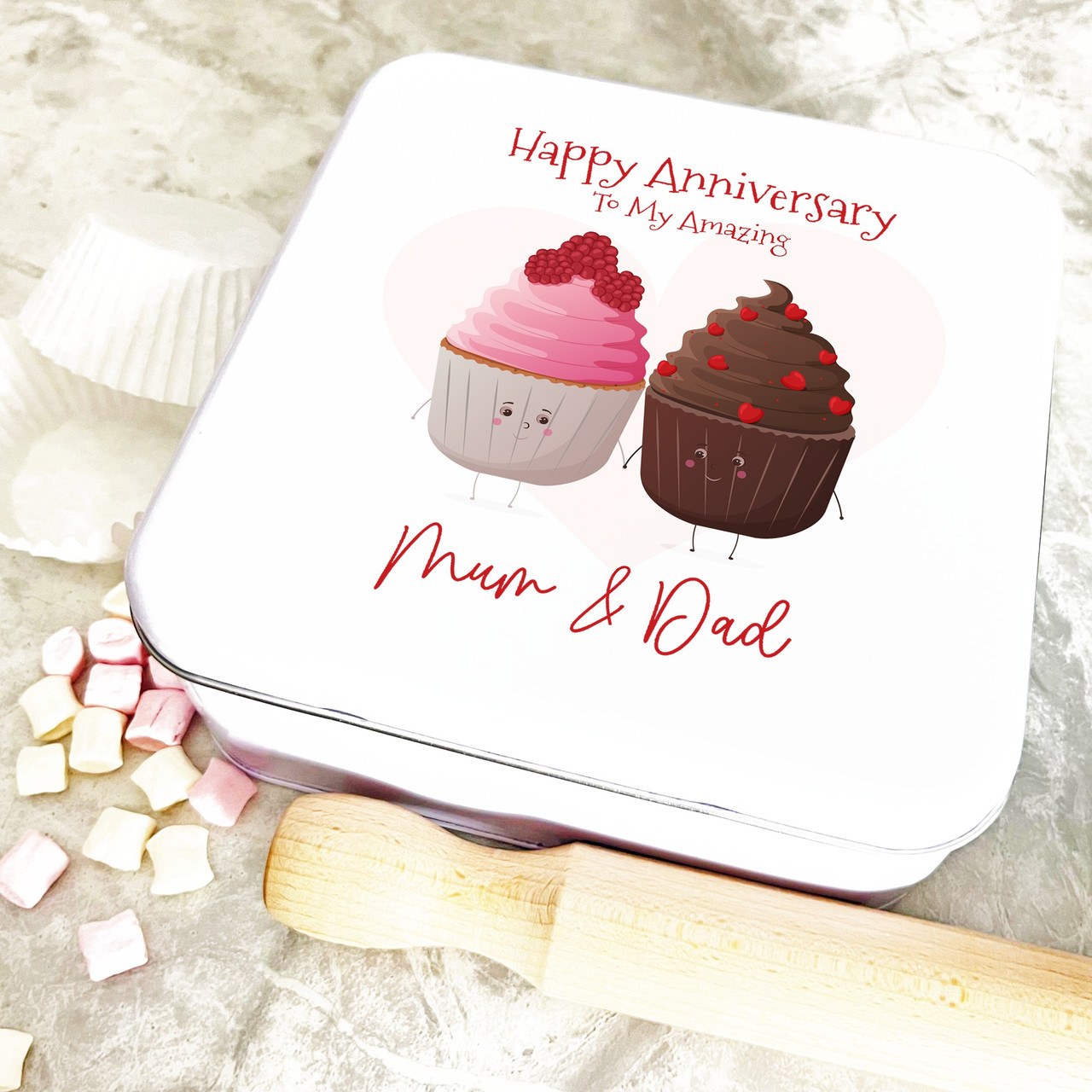 Anniversary Cupcakes | Customised Cupcakes by - Kukkr Cakes