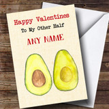 Funny Avocado Other Half Valentines Customised Card