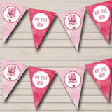 Pink Hot Air Balloon Baby Shower Bunting