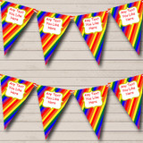 Rainbow Stripes Carnival Fete Street Party Bunting