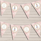 Pretty Pink Peter Rabbit Children's Birthday Bunting