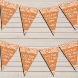 Pretty Lace Burnt Orange Engagement Bunting Garland Party Banner