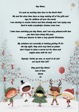 Snowy Personalised Christmas Letter From Santa