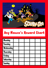 Scooby Doo Star Sticker Reward Chart