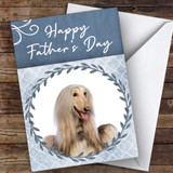 Afghan Hound Dog Traditional Animal Customised Father's Day Card