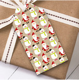 Santa Snowmen Christmas Gift Tags