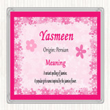 Yasmeen Name Meaning Coaster Pink