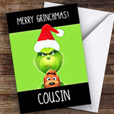 Cousin Grinchmas Personalised Christmas Card