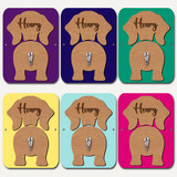 Wiener Dog Lead Holder Leash Hanger Hook Any Colour Personalised Gift