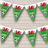 Welsh Cymru World Cup Wales Football Personalised Any Text Banner Bunting