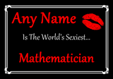 Mathematician World's Sexiest Placemat