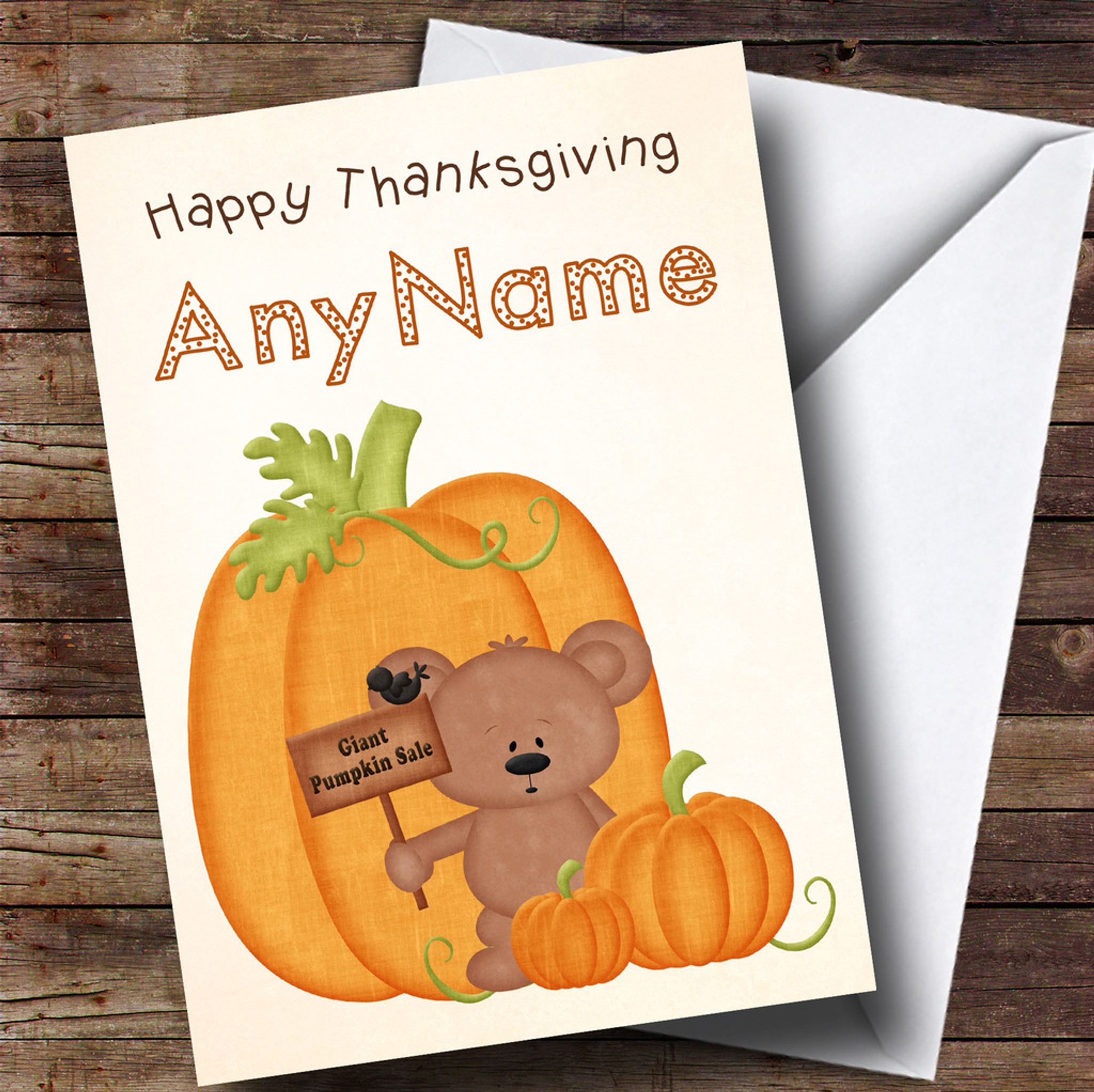 thanksgiving teddy bear