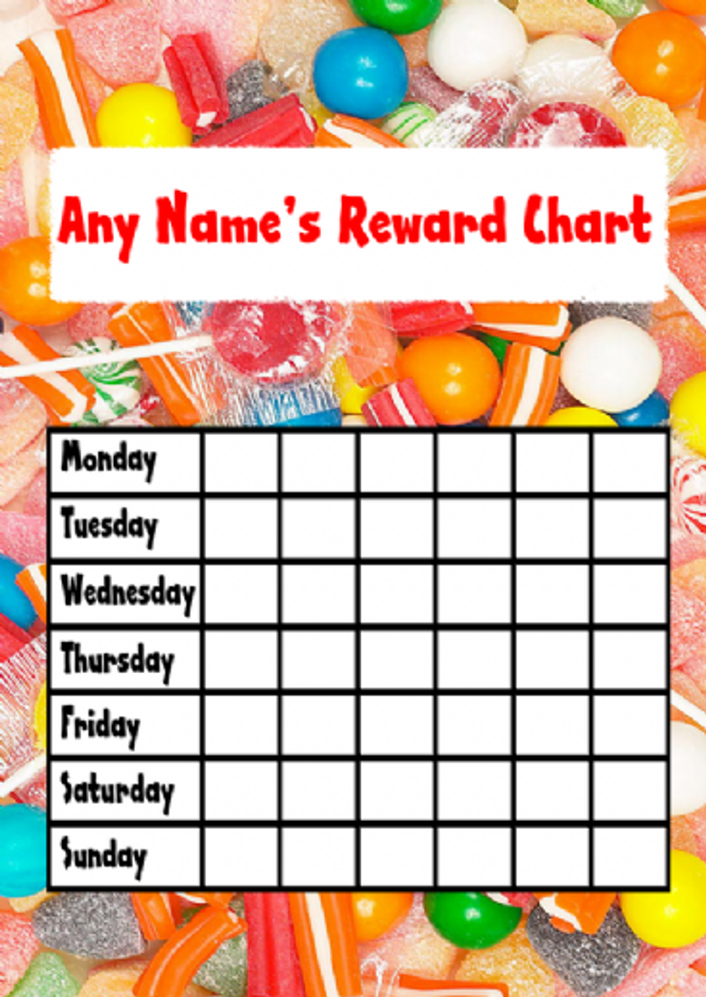 Animal Reward Chart