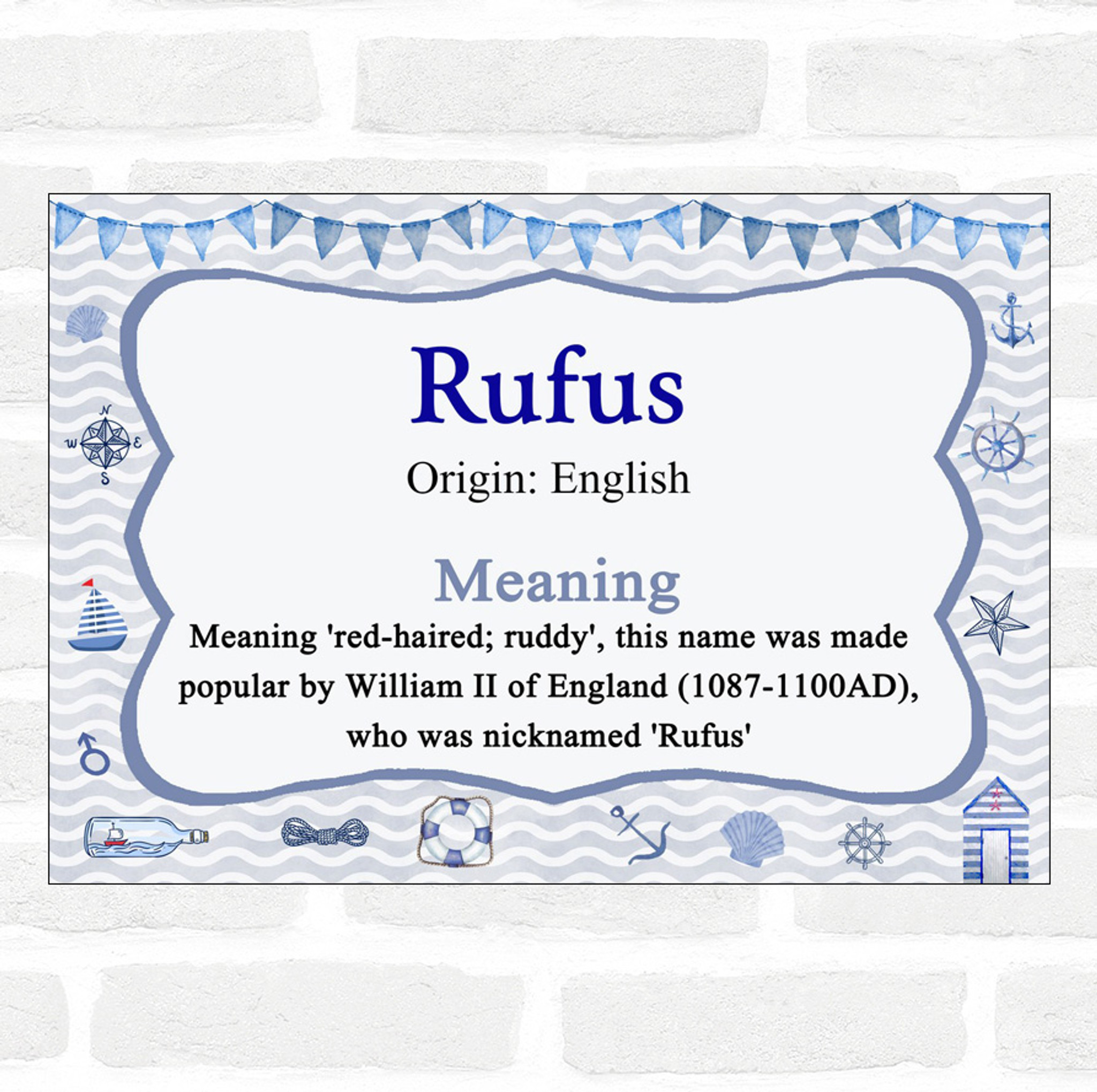 rufus name meaning