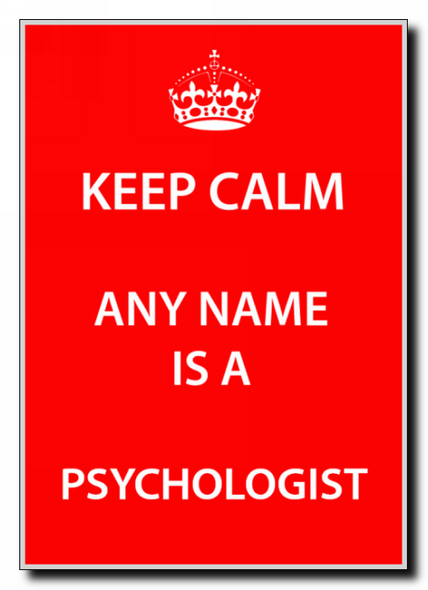 Psychologist Keep Calm Jumbo Magnet