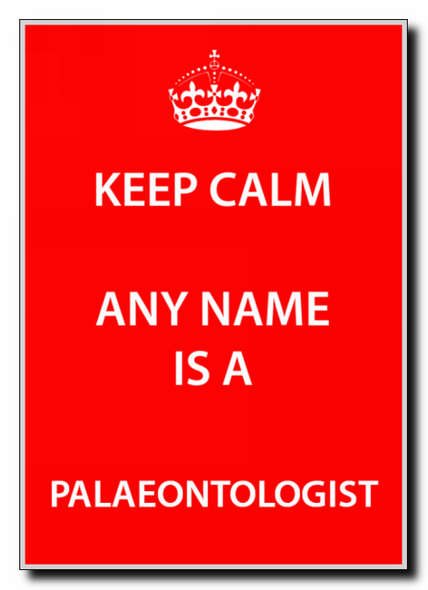 Palaeontologist Keep Calm Jumbo Magnet