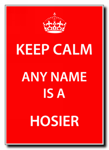 Hosier Keep Calm Jumbo Magnet