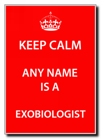 Exobiologist Keep Calm Jumbo Magnet