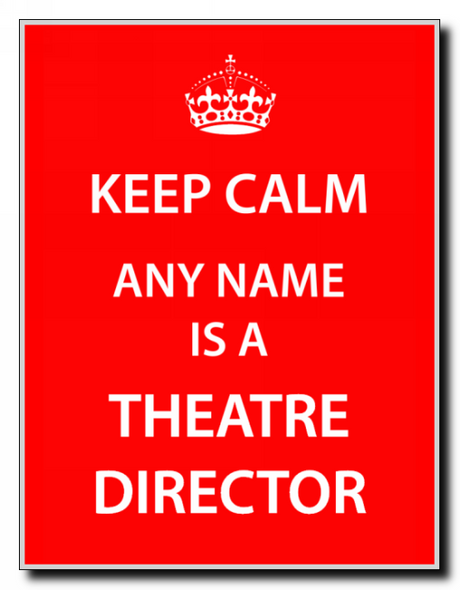 Theatre Director Keep Calm Jumbo Magnet