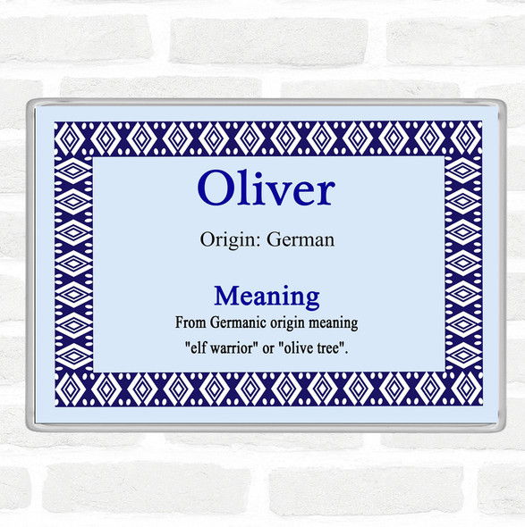 Oliver Name Meaning Magnet Blue