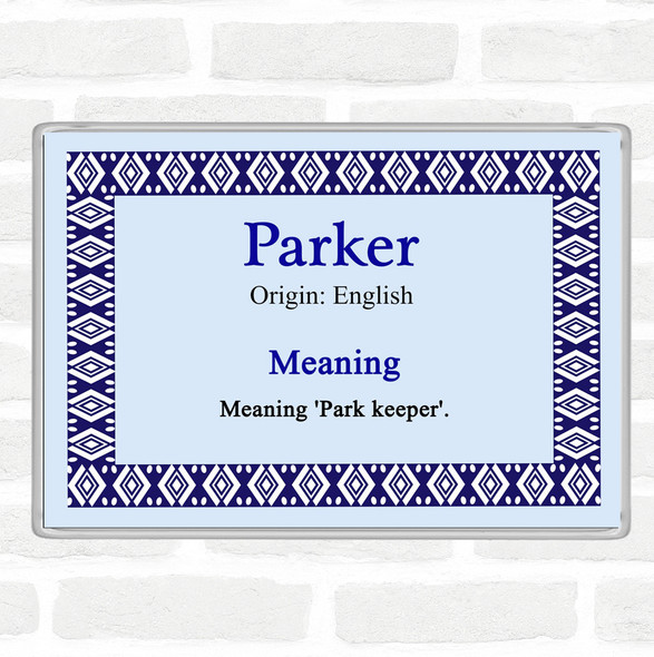 Parker Name Meaning Magnet Blue