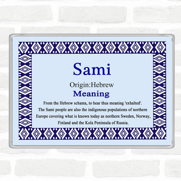 Sami Name Meaning Magnet Blue