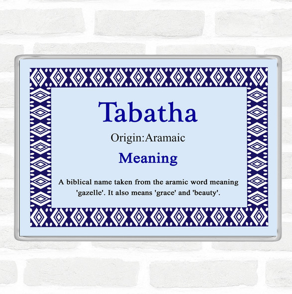 Tabatha Name Meaning Magnet Blue