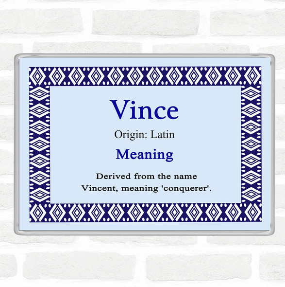 Vince Name Meaning Magnet Blue