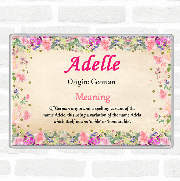 Adelle Name Meaning Magnet Floral