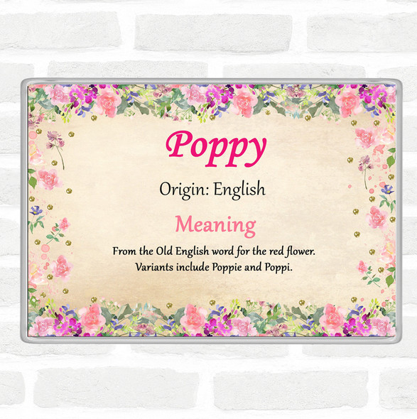 Poppy Name Meaning Magnet Floral