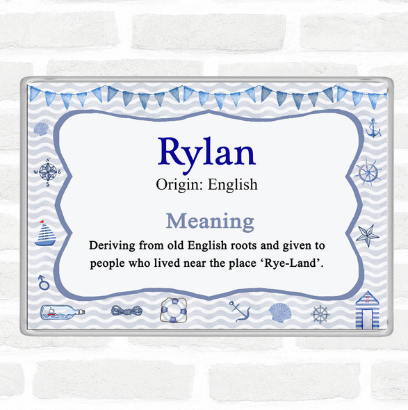 Rylan Name Meaning Magnet Nautical