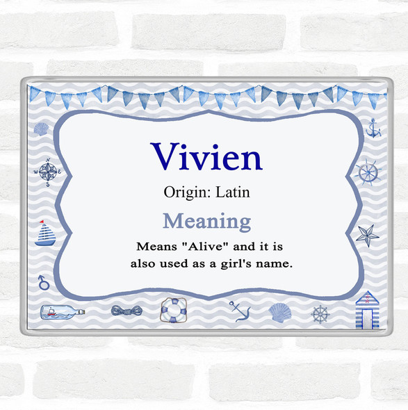 Vivien Name Meaning Magnet Nautical