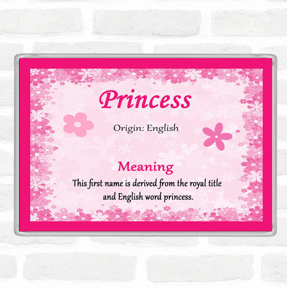 Princess Name Meaning Magnet Pink