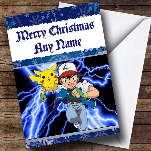 Pokemon Customised Christmas Card