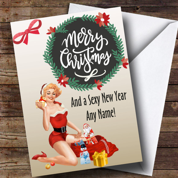 Sexy Little Xmas Christmas Customised Card