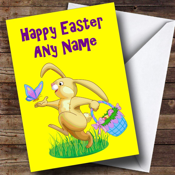 Easter Bunny Customised Easter Card