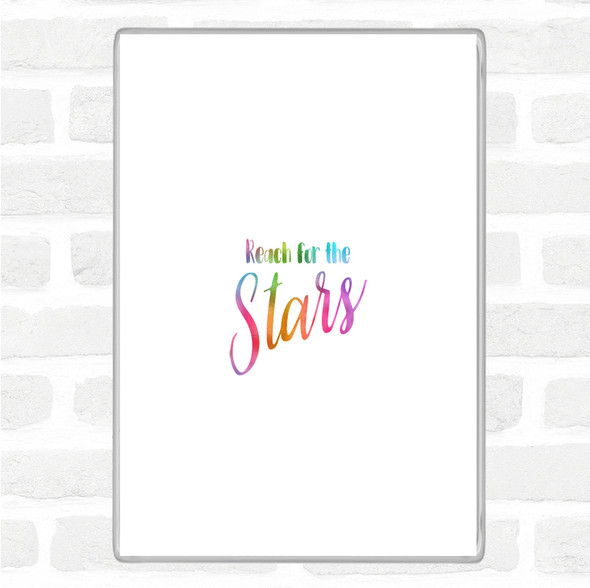 Stars Rainbow Quote Magnet