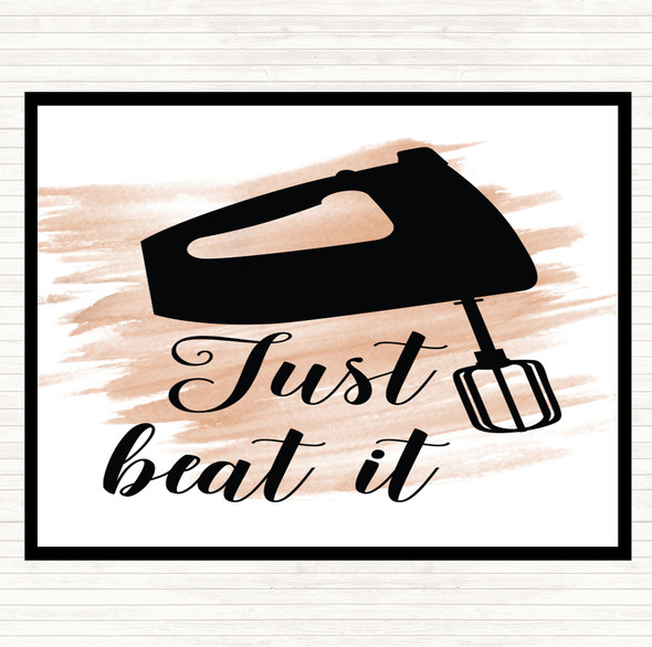 Watercolour Mixer Quote Mouse Mat