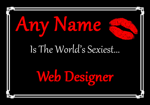 Web Designer World's Sexiest Mouse Mat