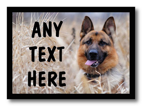 German Shepherd Alsatian Dog Computer Mouse Mat