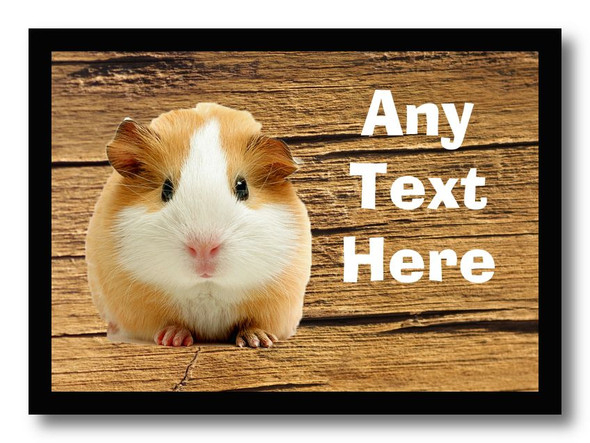 Guinea Pig Wood Computer Mouse Mat