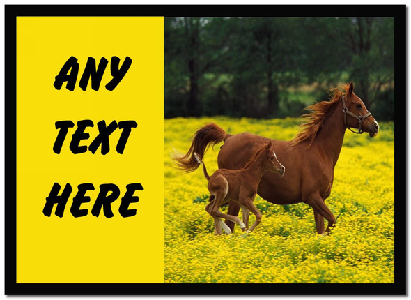 Mare Horse And Foal Computer Mouse Mat