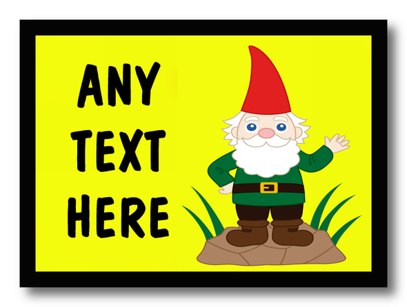 Garden Gnome Computer Mouse Mat