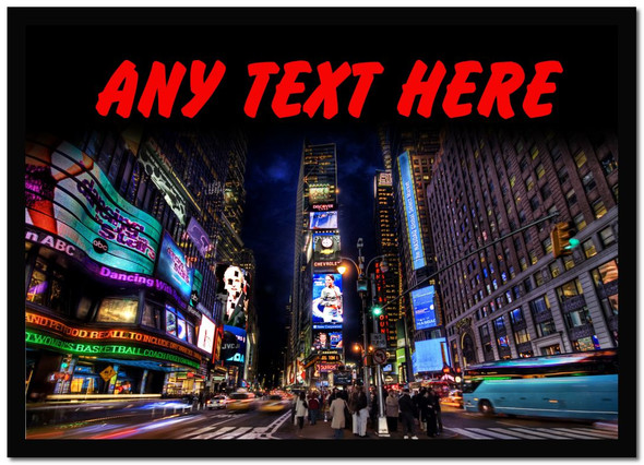 Times Square New York Computer Mouse Mat