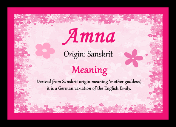 Amna Name Meaning Mouse Mat