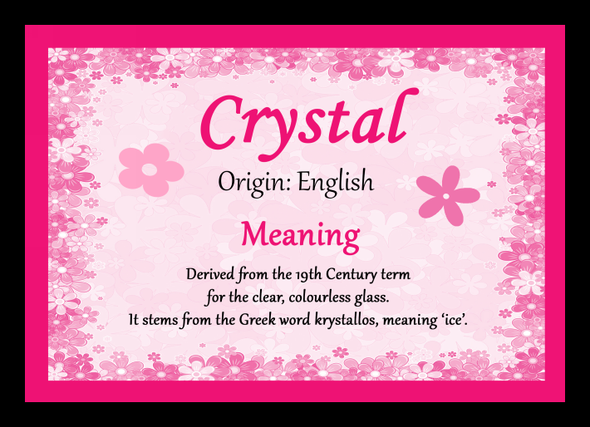Crystal Name Meaning Mouse Mat